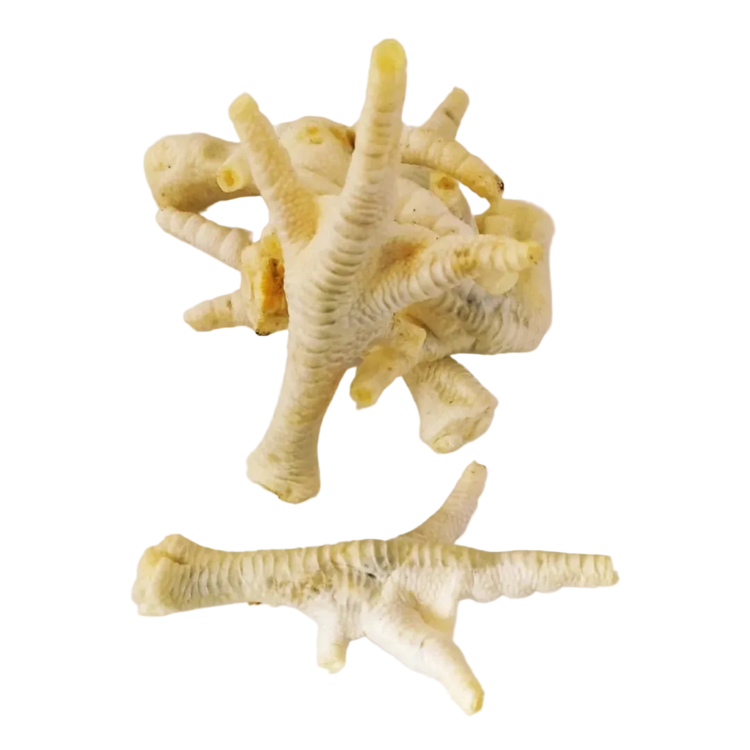 Puffed chicken feet