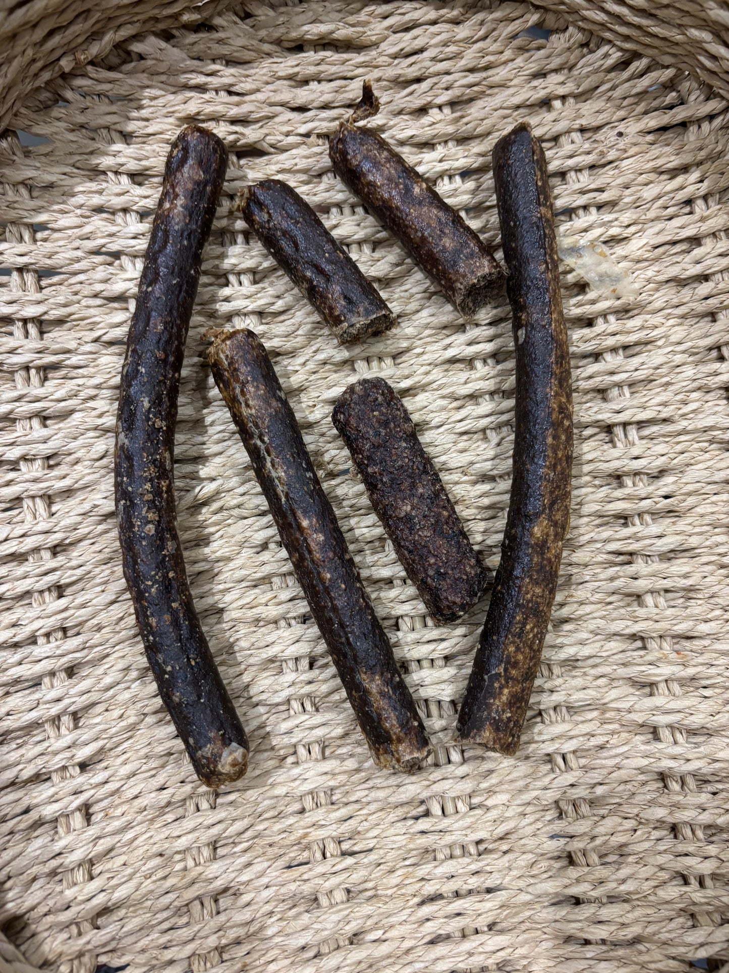 Mixed broken gourmet sausages