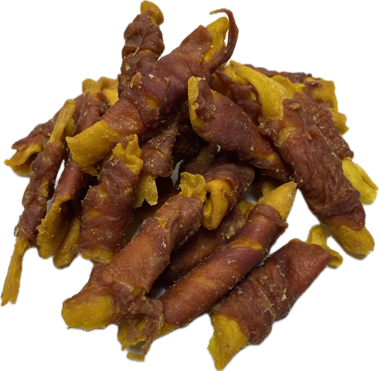 Mango chunks wrapped with Duck