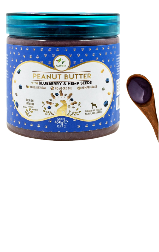 Pawfect Peanut Butter Blueberry & Hempseeds - 450g