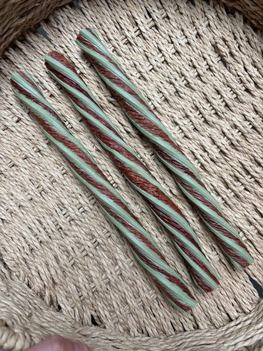 Beef & Broccoli twisted puffs