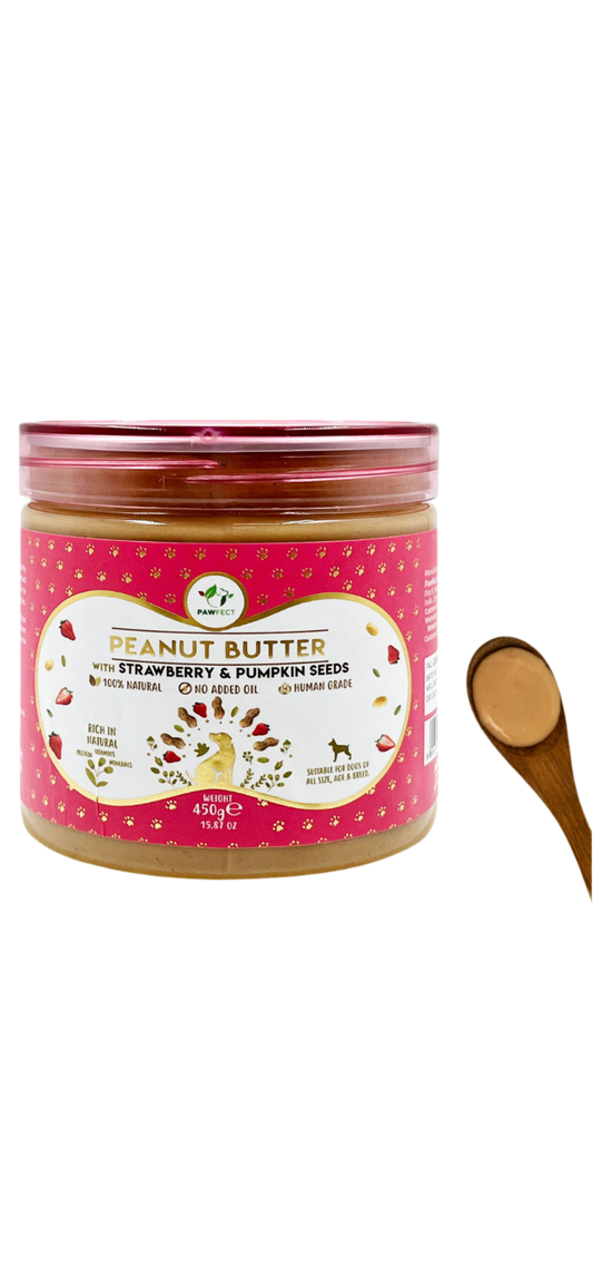 Pawfect Peanut Butter Strawberry & Pumpkin Seeds - 450g
