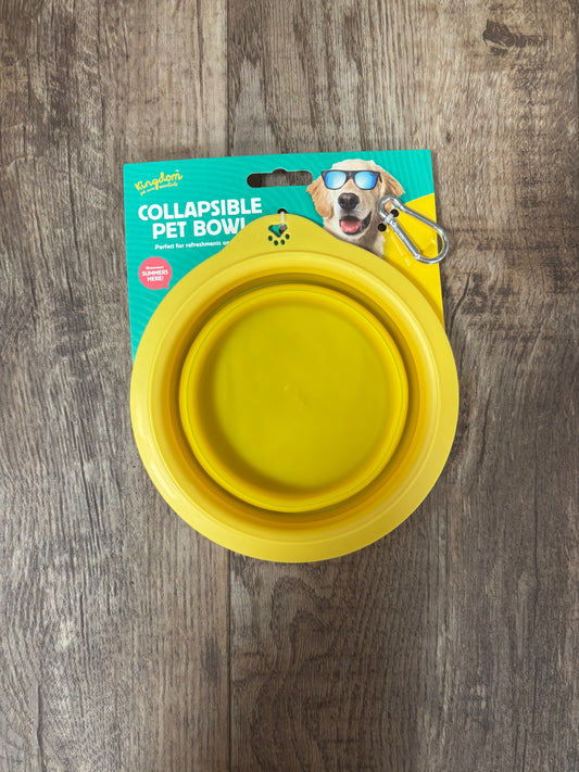 Collapsible pet bowl