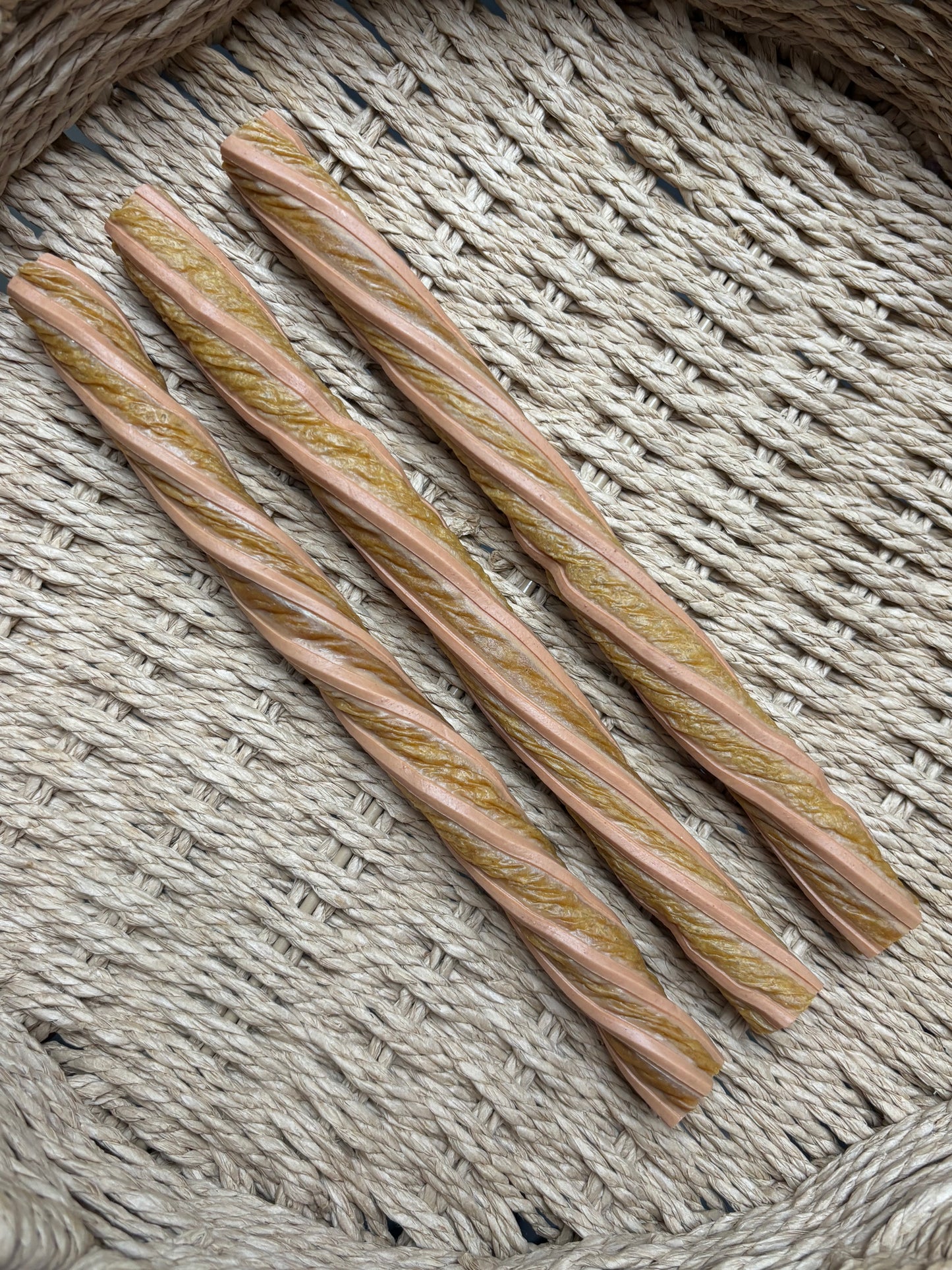 Chicken & Carrot Puffed twists