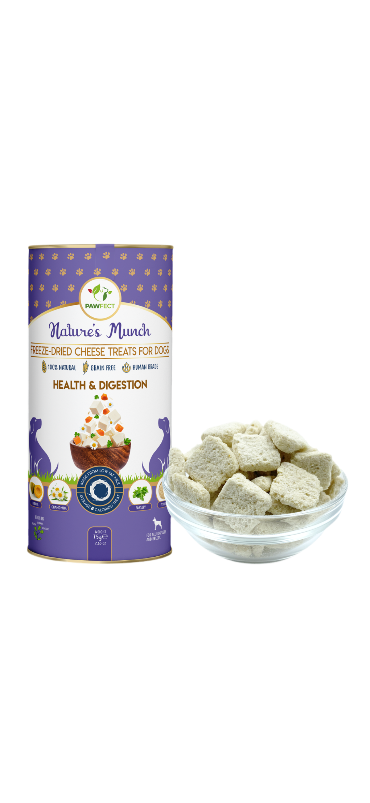 Freeze Dried Functional Cheese Treats- For Health & Digestion