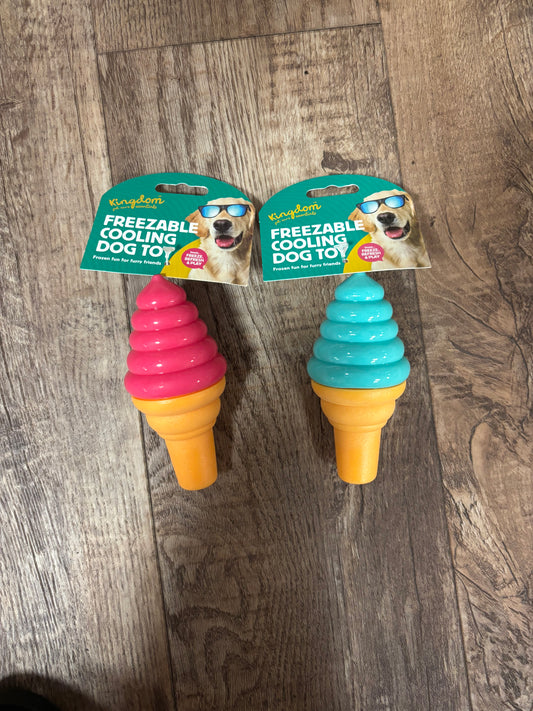 Freezable cooling ice cream toy