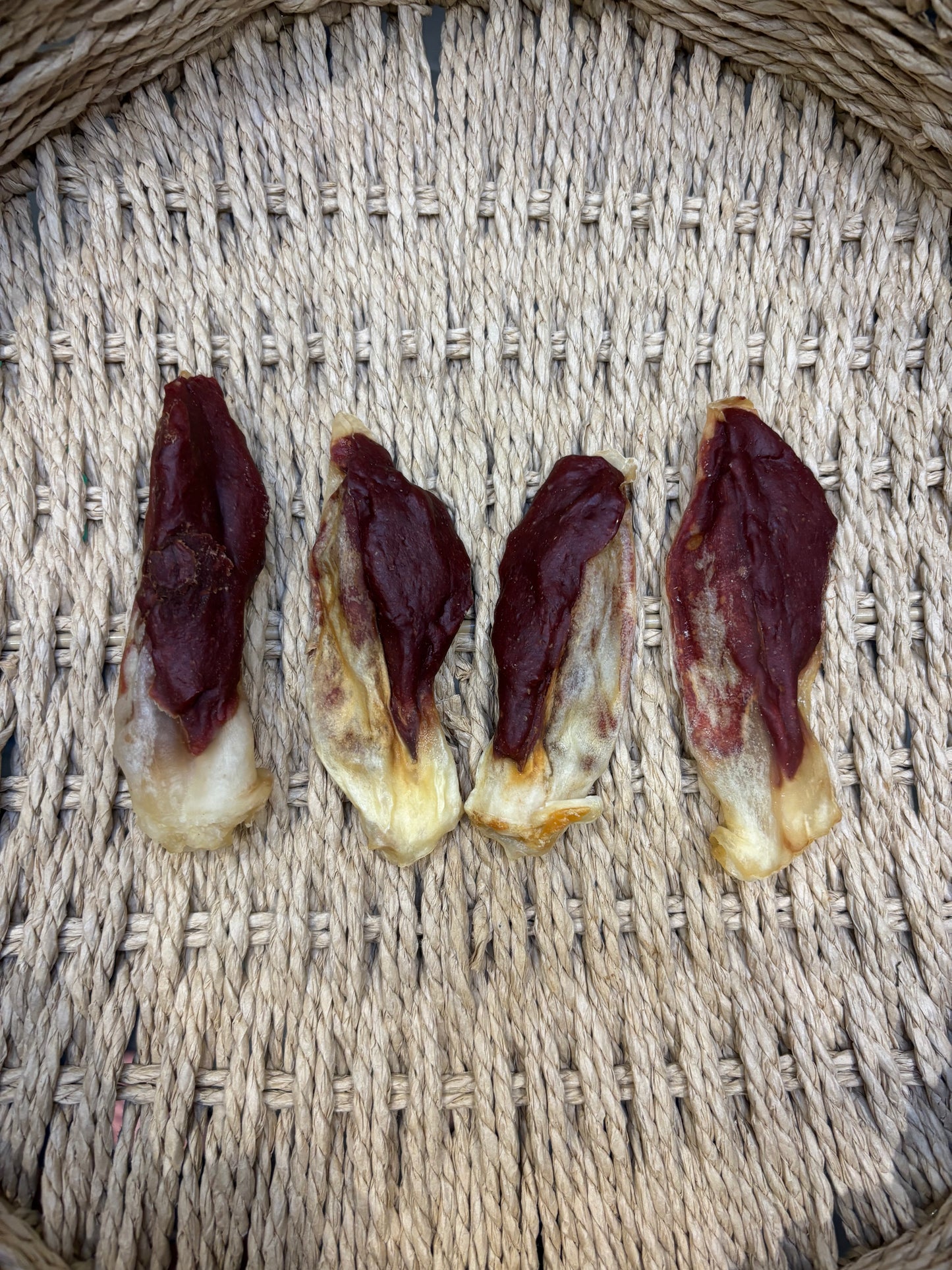 Lamb wrapped rabbit ears