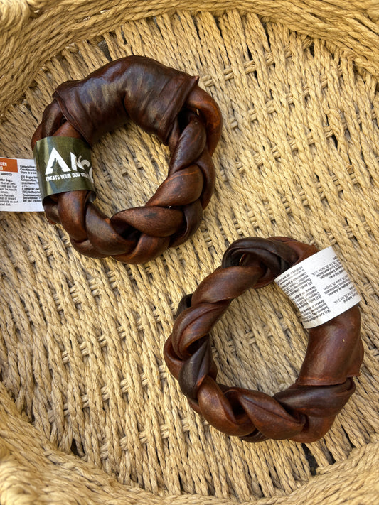 Camel collagen braided ring